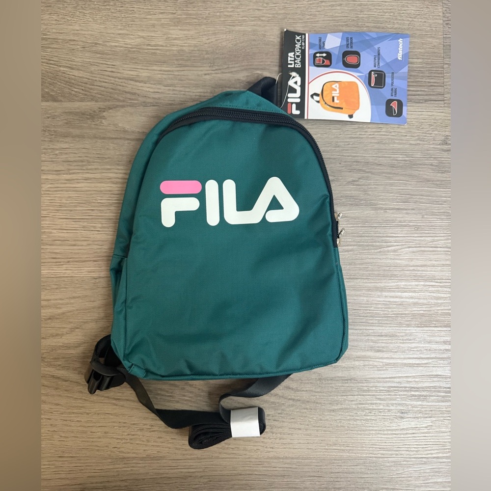 *NWT* Fila Lita Logo Mini Backpack Teal